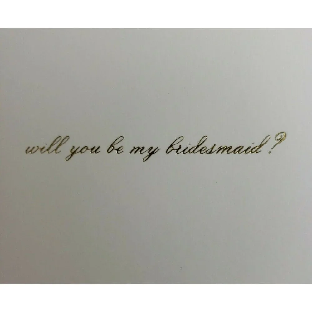 Kate Spade Notecard Set Bridesmaid Request New York Bridal 10 Cards Envelopes